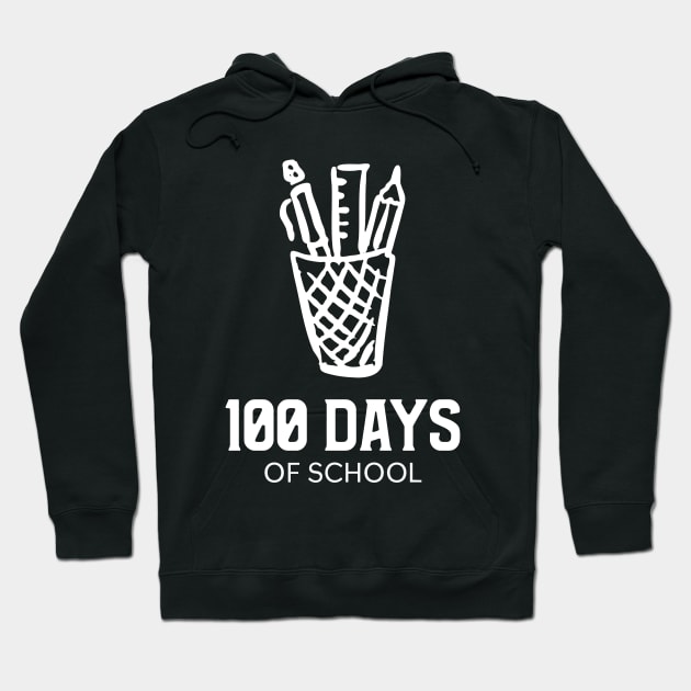 100 days of school Hoodie by Hunter_c4 "Click here to uncover more designs"